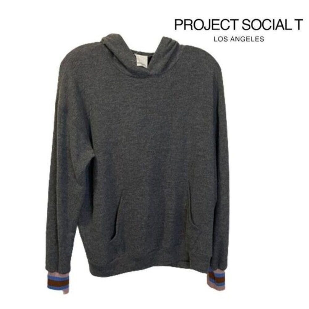 PROJECT SOCIAL T Women Finn Cozy‎ Hoodie Pullover Sweatshirts NWT